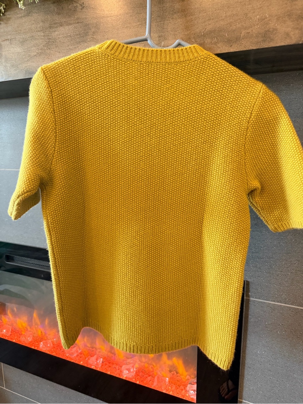 TWP Audrey 100% Cashmere Seed Stitch Sweater Avocado Oil S $495 Retail - Picture 7 of 9